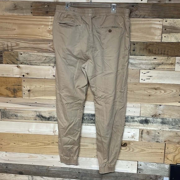 American Eagle Outfitters size Large Tan Khaki Lightweight Joggers with Pockets - Picture 8 of 9